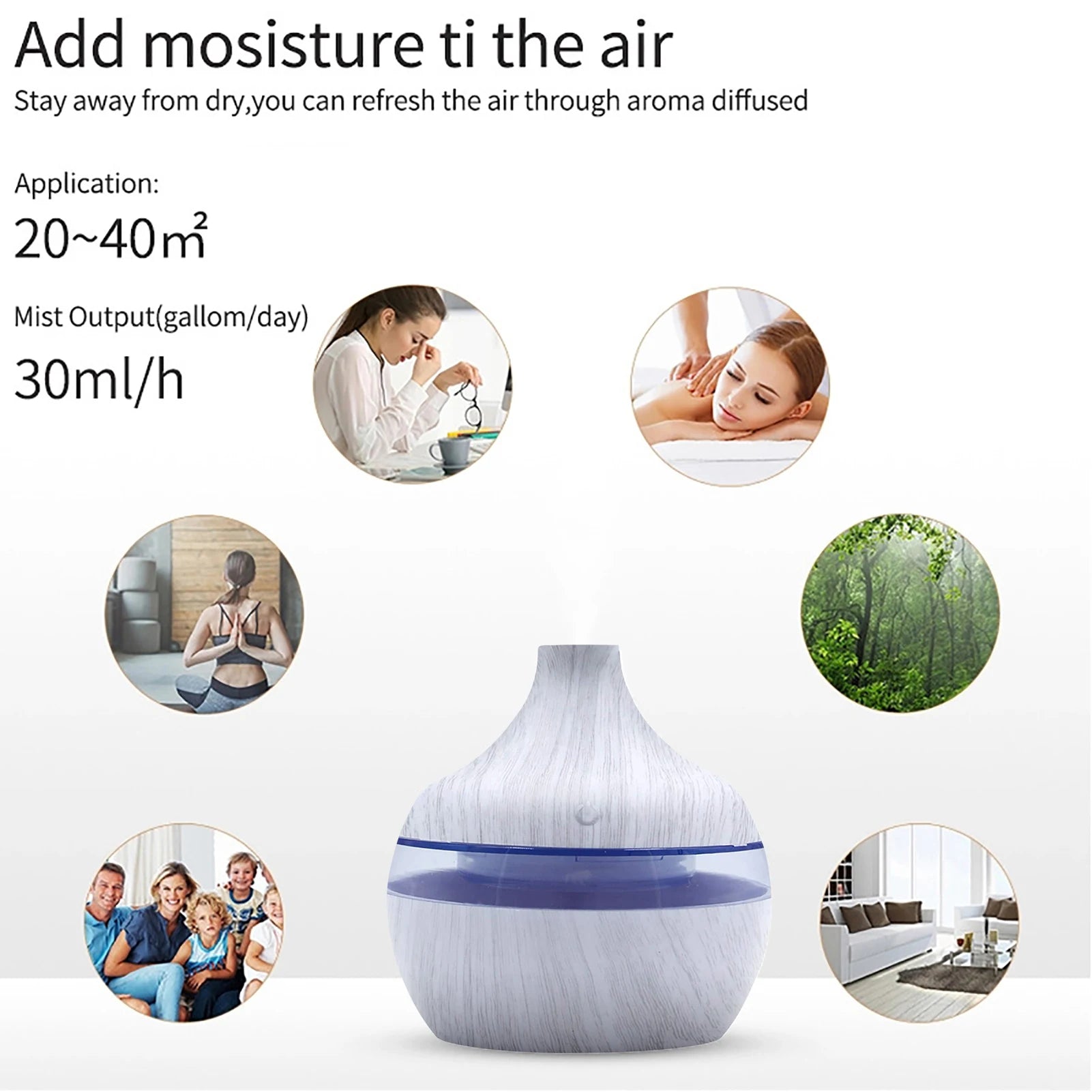 Wood Grain Aroma Diffuser