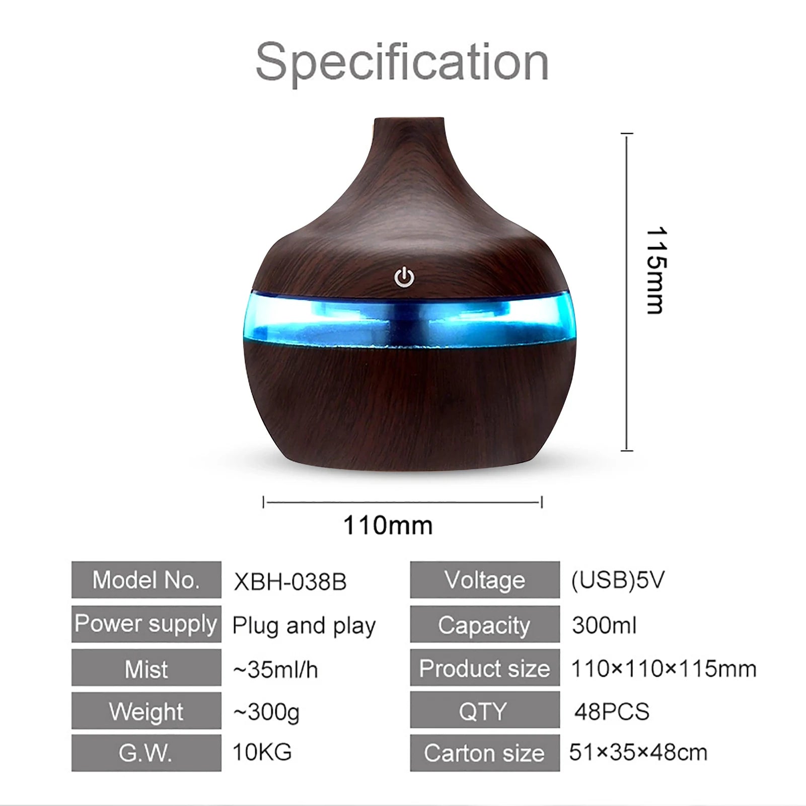 Wood Grain Aroma Diffuser